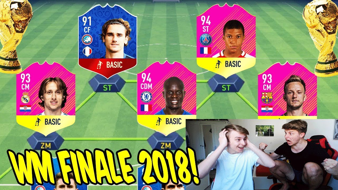 Das krasseste WM FINALE Frankreich vs. Kroatien Fut Draft Battle vs. Bruder! - Fifa 18 Ultimate Team