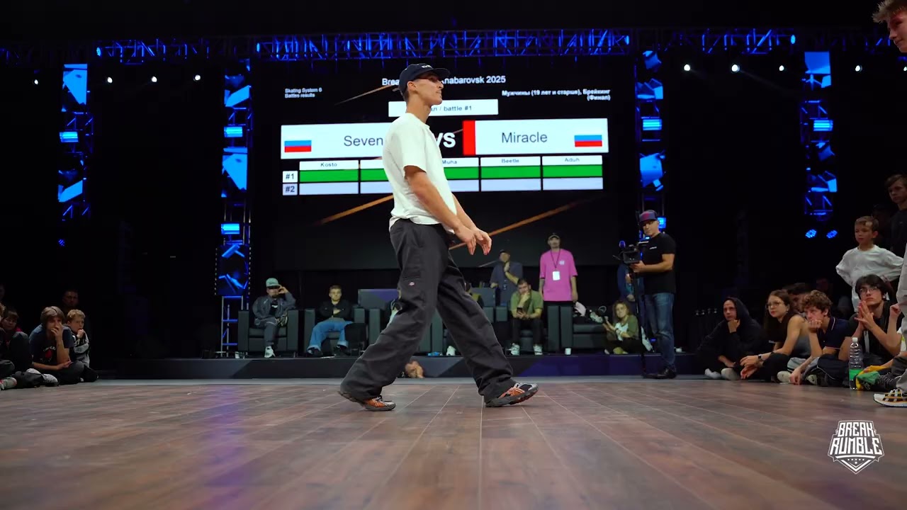 Seven (Original People) vs Miracle (Green Panda) ★ FINAL Solo BBoys ★ Break Rumble Khabarovsk