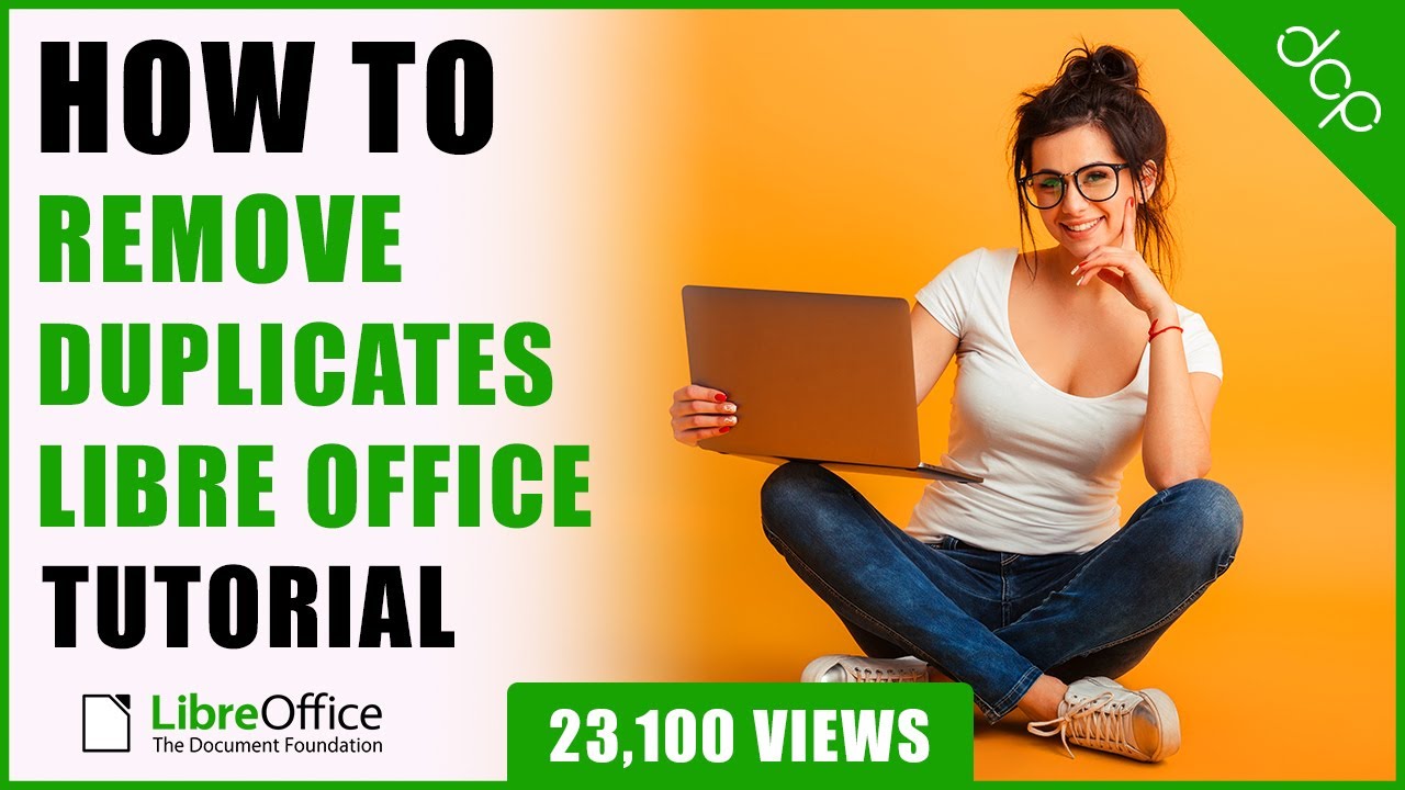 How to remove duplicates from a spreadsheet using Libre Office Calc