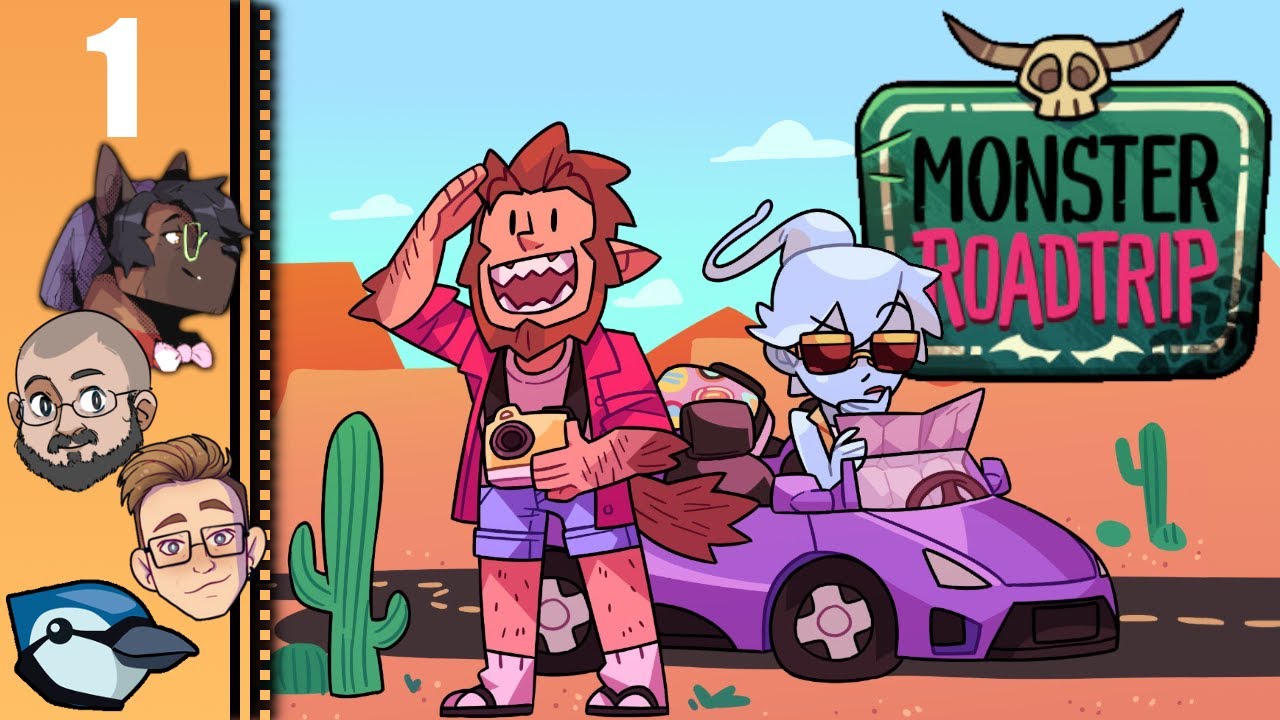 Let's Play Monster Prom 3: Monster Roadtrip Part 1 - Scott and Polly Go Roguelite Mode!