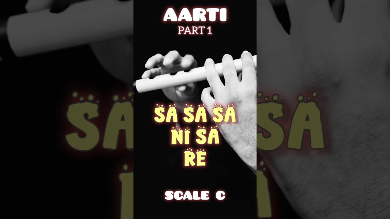 Flute Notation for Aarti &ndash; Perfect for Beginners #aarti #shorts
