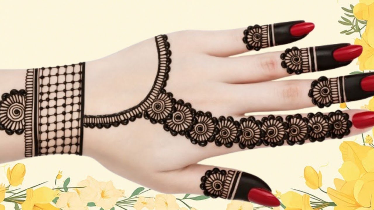 Simple Back Hand Mehndi Design | EASY Mehndi Design | Mehandi Design|Mehandi Designs 