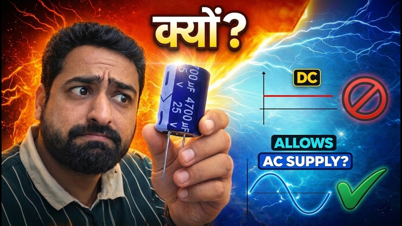 Capacitor DC Block क्यों करता है? | Electronics Fundamentals | Capacitor का Science