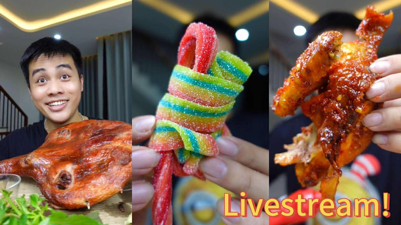 Livestream những món ăn siêu độc lạ