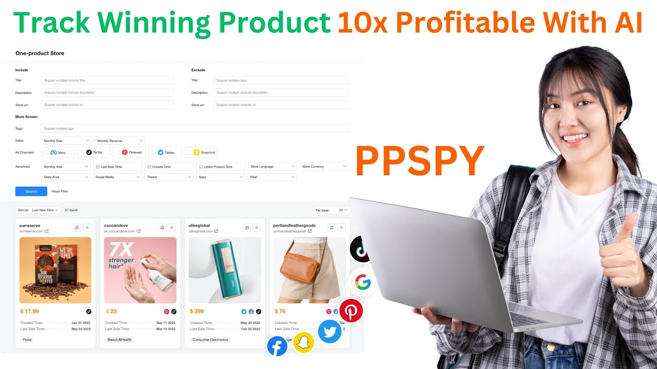 PPSPY 2.0 - Track Winning Product 10x Profitable with AI