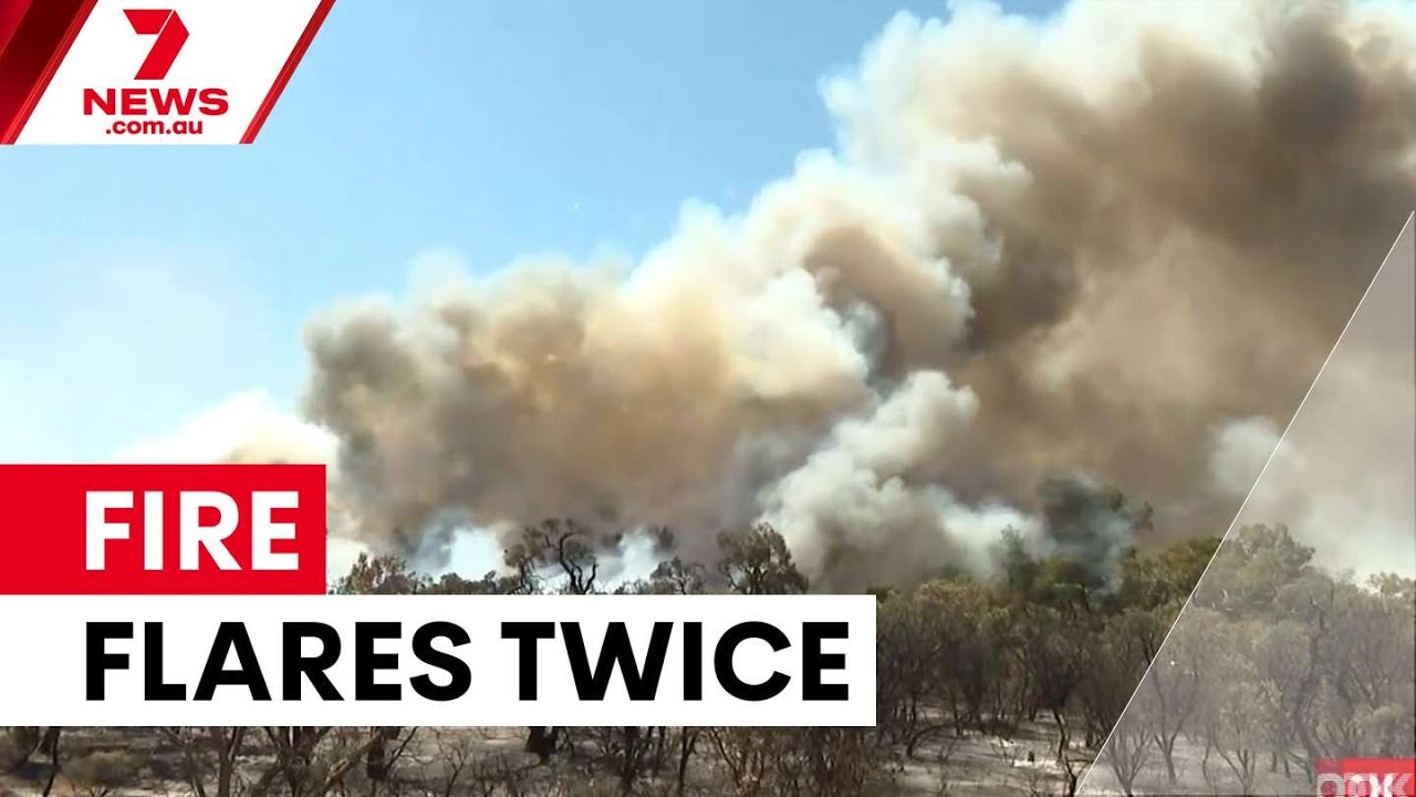 Ellenbrook bushfire flares twice in two days | 7NEWS