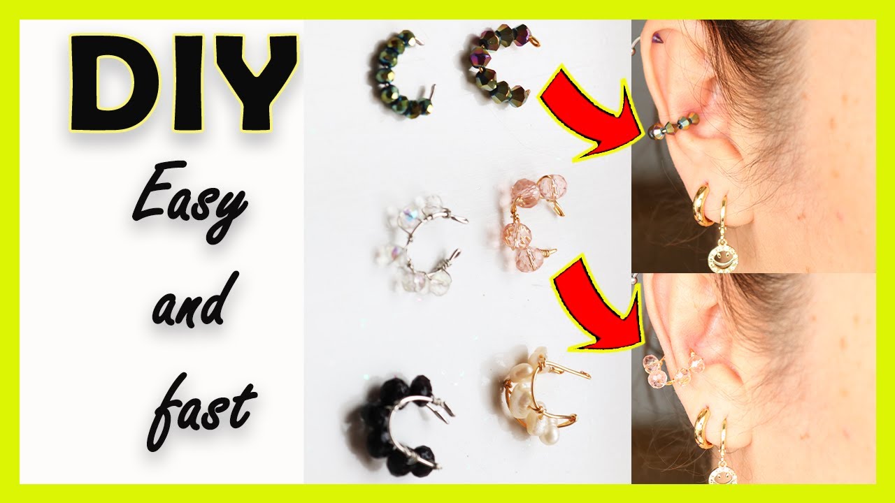 Cómo hacer EARCUFF o Solitarios con Alambre💫 Aesthetic ⚡