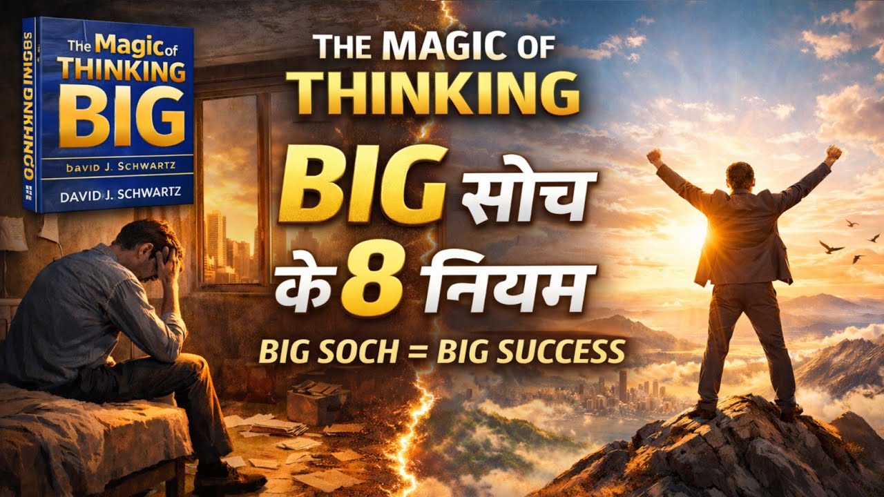 Soch Badlo, Life Badlo 💯 The Magic of Thinking Big – 8 Success Rules | Hindi