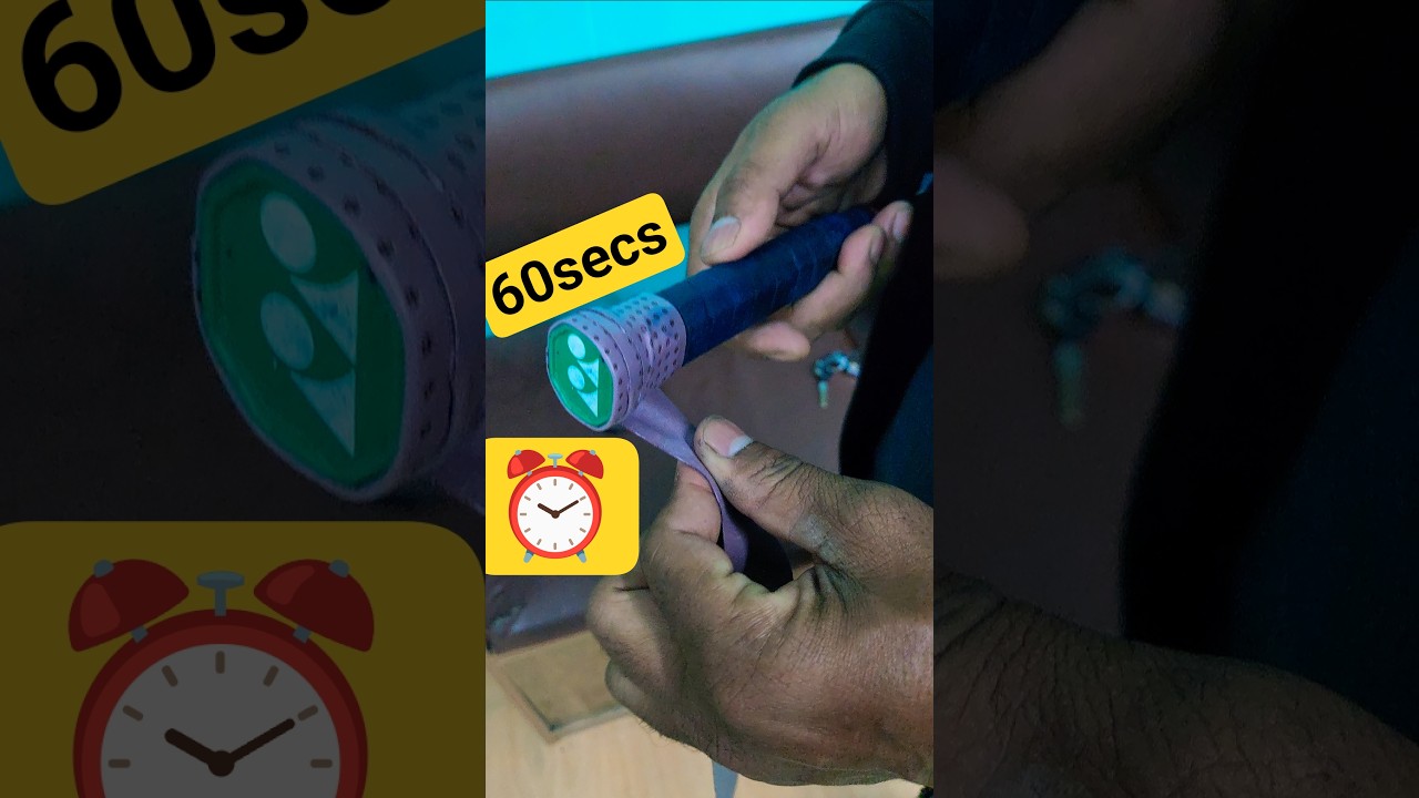 🎯 “Most Players Do It WRONG — Correct Badminton Grip Installation Tutorial!”