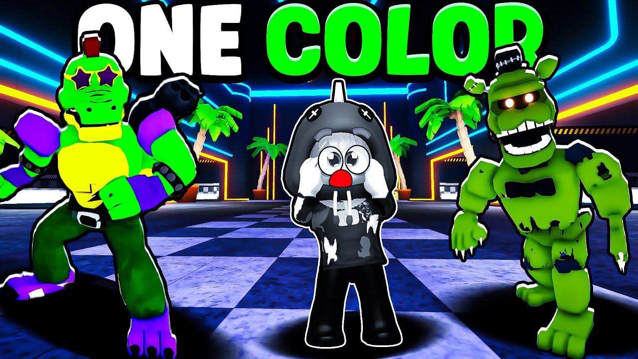 I Used ONE COLOR Only In Five Nights TD..
