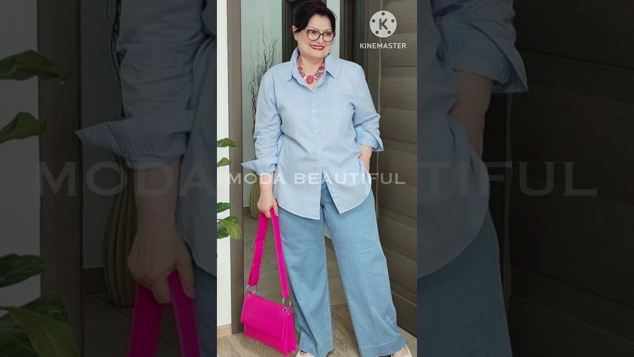 SE&Ntilde;ORAS DE 50 y Mas# shortsyoutube#moda#jeans #looks#se&ntilde;oras mayores# como vestir con jeans