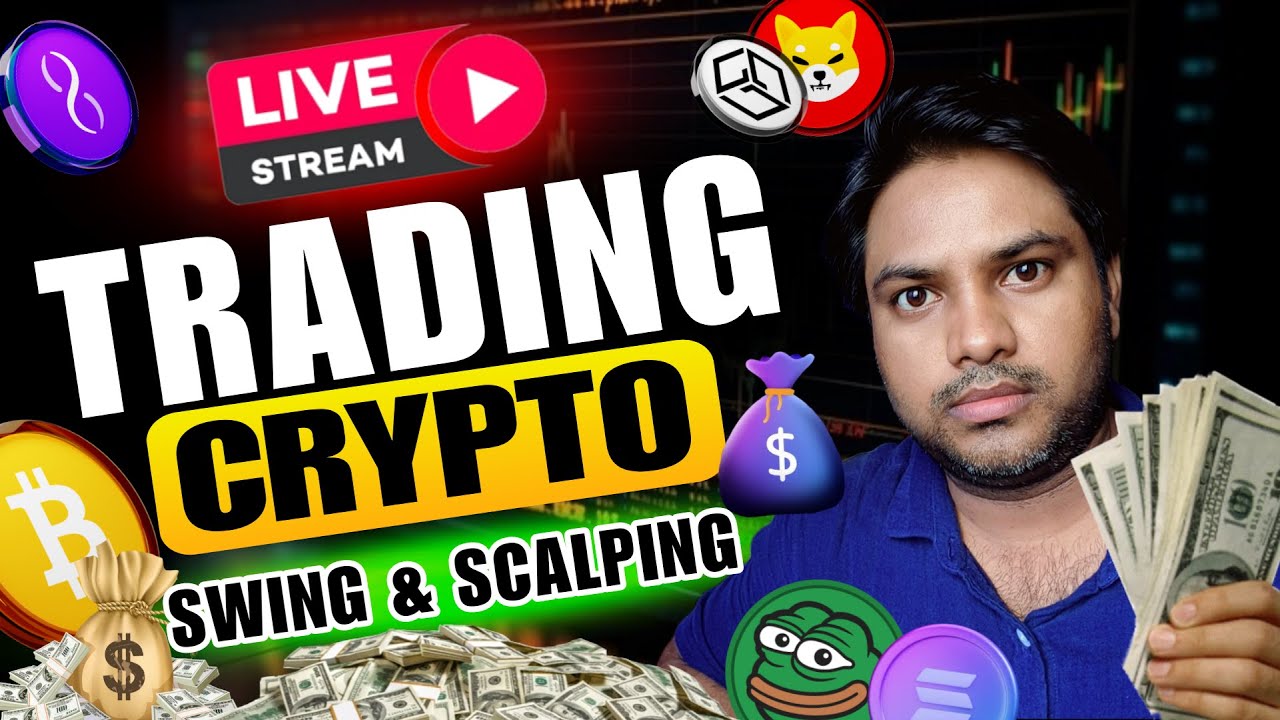 23th AUG | Live Crypto trading and Analysis | Swing Trading @EasylifewithAlok