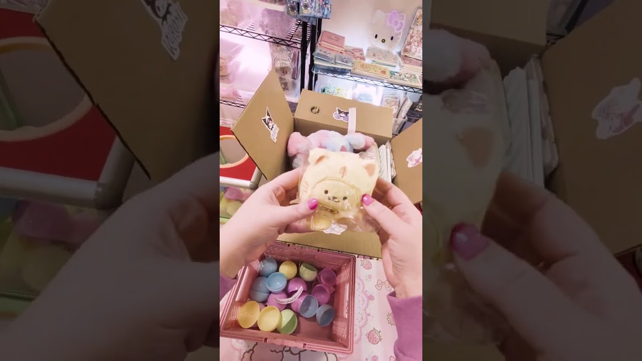 Packing Cheryl’s 12 capsule Sanrio order 💖🎀Pastels, pink, red — and lots of Hello Kitty & Melody 