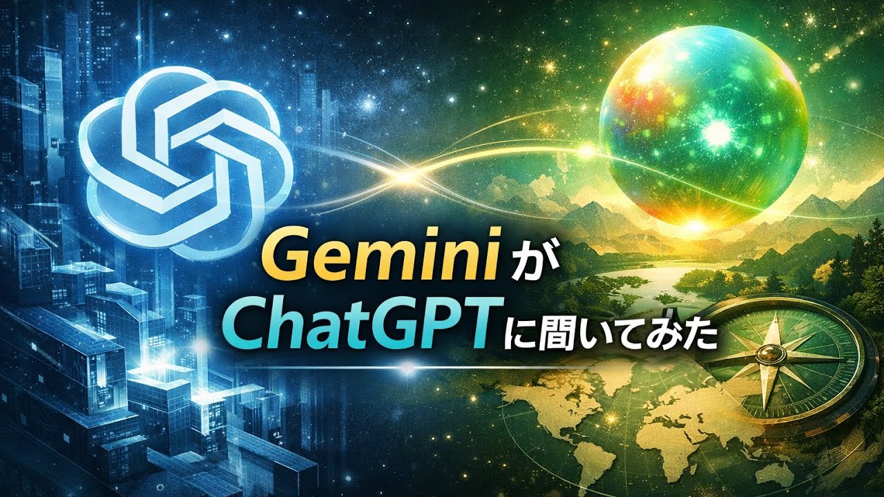 GeminiがChatGPTに聞いてみた｜AI同士の質問と本音の回答@parakeet2026 