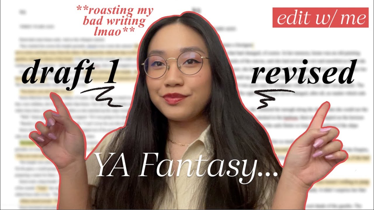let’s look at a YA fantasy prologue: FIRST DRAFT vs. EDITS // edit with me