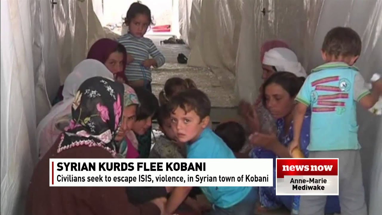 Syrian Kurds fleeing into Northern Iraq: Margaret Evans reports