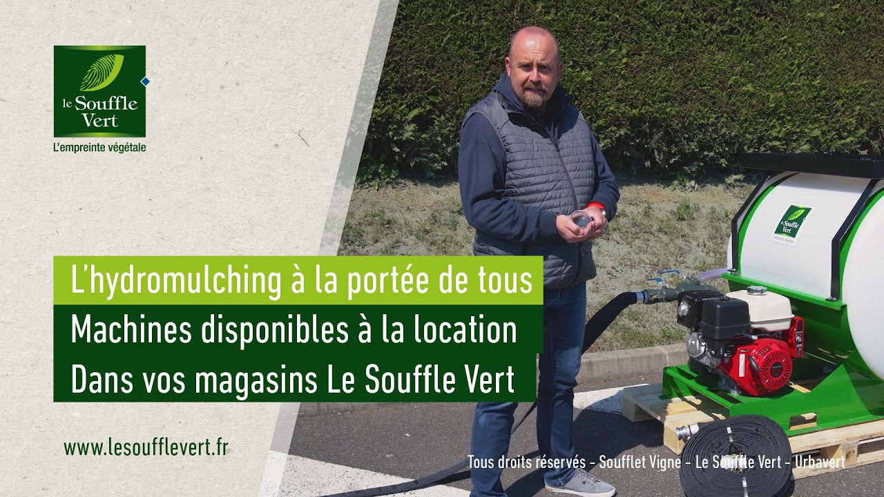 L'hydromulching &agrave; la port&eacute;e de tous avec Le Souffle Vert