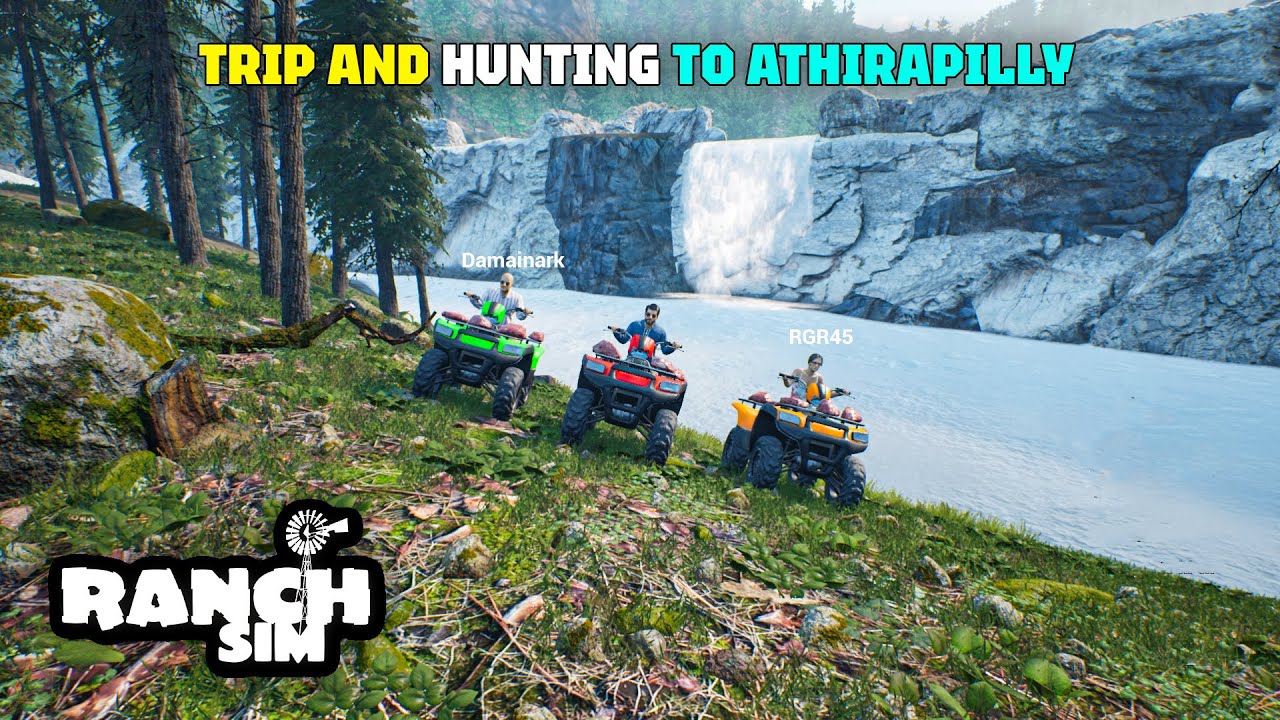 TRIP AND HUNTING TO ATHIRAPILLY | RANCH SIMULATOR Malayalam