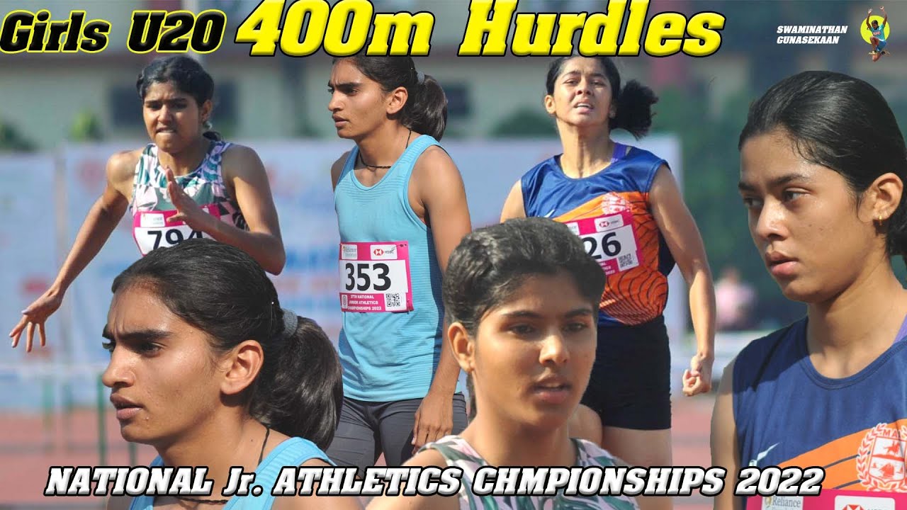 400m Hurdles Women U20 || 37th National junior Athletics Championships 2022