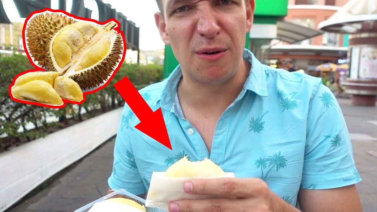 DURIAN - JAK SMAKUJE ŚMIERDZĄCY  AZJATYCKI OWOC?