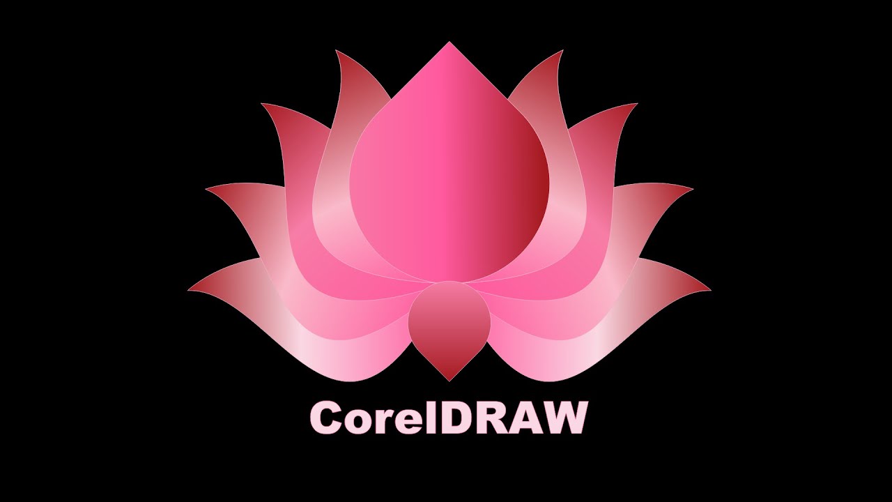 Lotus | How 2 Make Lotus Flower Design In CorelDRAW | Designing Ideas By  @Masha_Graphics