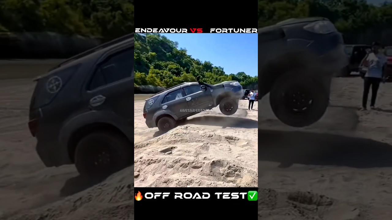 Ford Endeavour vs Toyota Fortuner OFF ROAD TEST 🔥✅
