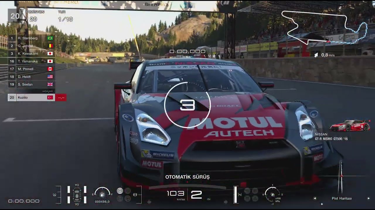 Gran Turismo 7 World touring car 900 GT R NISMO GT500 17 trial mountain circuit
