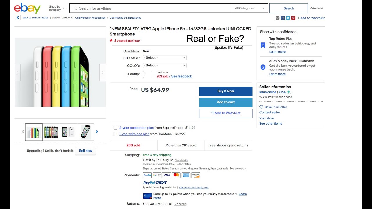 I Bought a Fake Sealed iPhone From eBay - Did I Get Scammed?