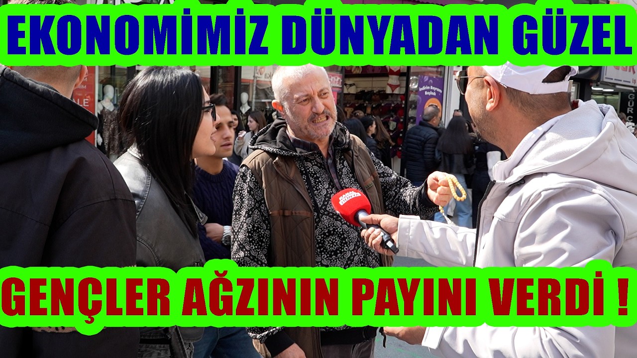 S&Uuml;PER EKONOMİ D&Uuml;NYA KISKANIYOR BİZİ DEDİ ! GEN&Ccedil;LER FENA DERS VERDİ ! MEYDAN KARIŞTI.