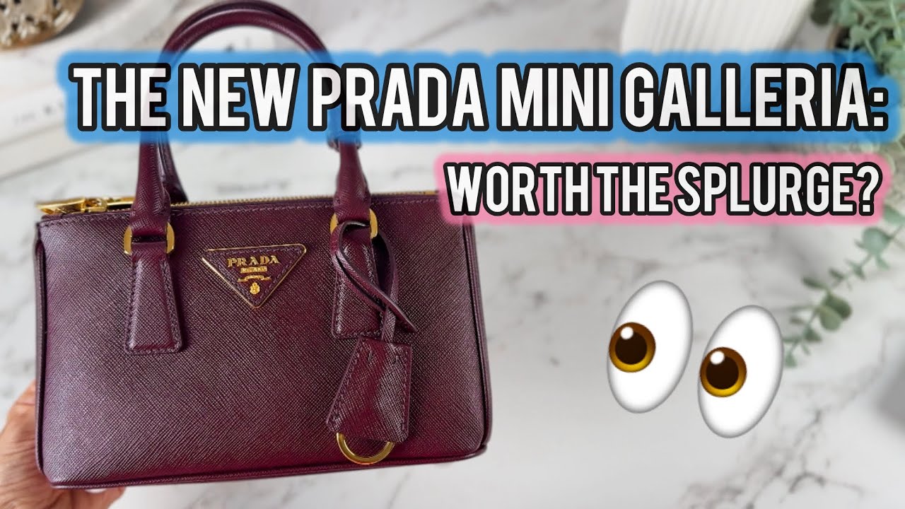 DID PRADA GET IT RIGHT?:  My Bag Review of the Prada Mini Galleria (what fits, modshots, & more!)