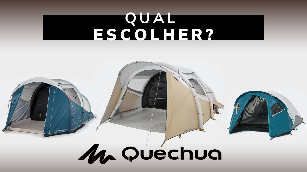 3 BARRACAS de CAMPING QUECHUA: 5.2 Air x 4.1 Vareta x Mh Tent 100