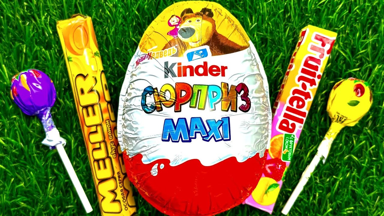 Satisfying with Unboxing Kinder Surprise Maxi, Kinder Surprise Giant Egg
