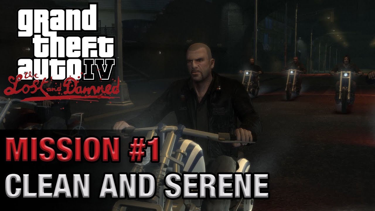 Grand Theft Auto IV: The Lost and Damned - Introduction & Mission #1 - Clean and Serene