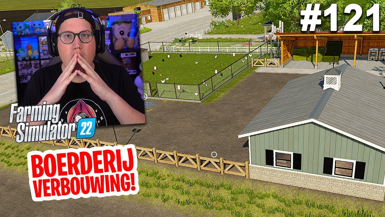 VERBOUWING OP DE BOERDERIJ! 😱 // Farming Simulator 22 #121 (Nederlands)