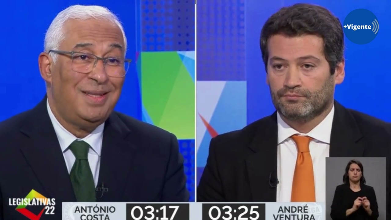 Ant&oacute;nio Costa x Andr&eacute; Ventura | Debates - Legislativas 22 | 06.Jan. 2022