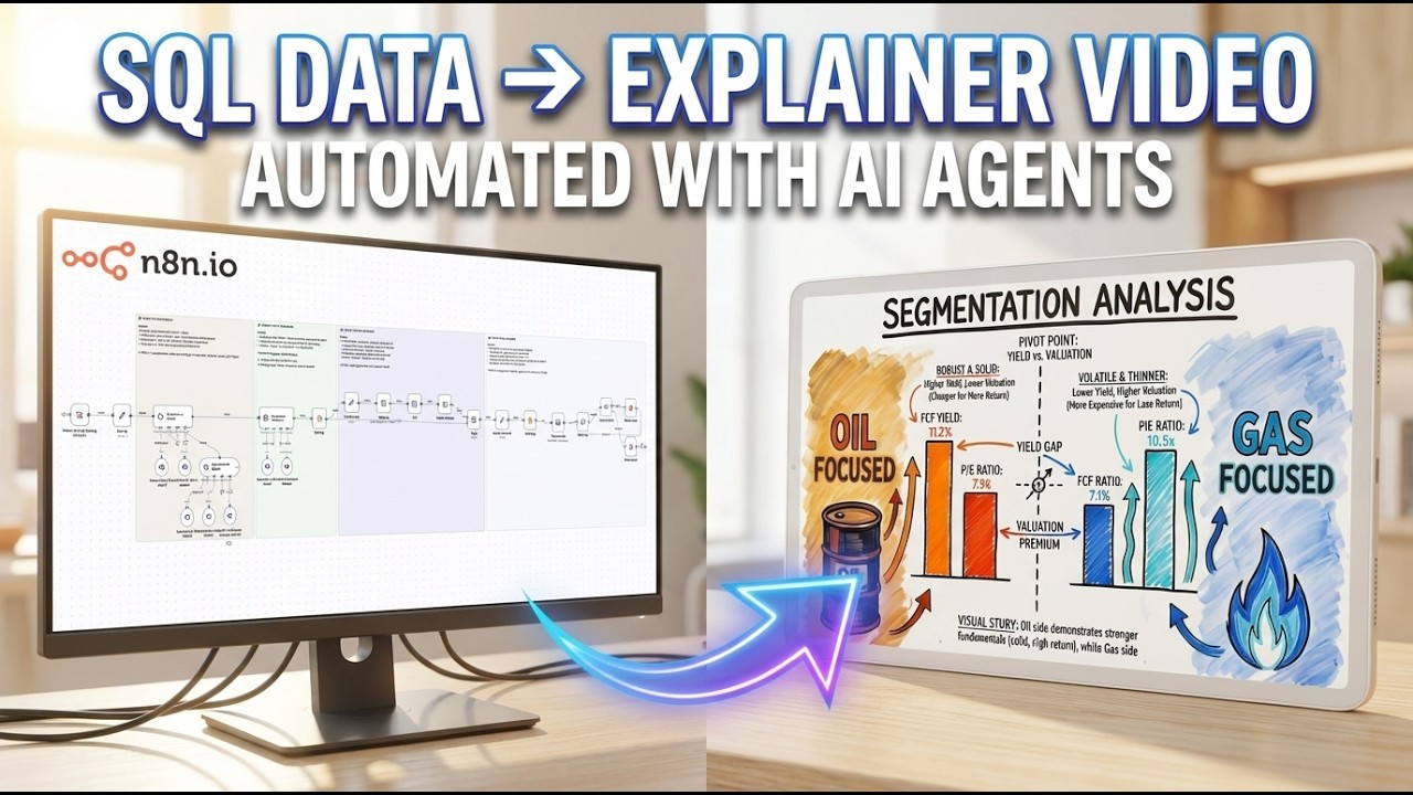 n8n Tutorial: Automate SQL Data to Video with AI Agents | From Database to  Explainer Videos