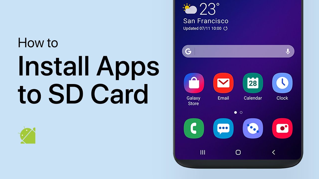 How To Install Apps To SD Card on Android - Tutorial