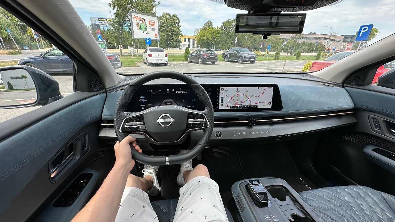 Driving New Nissan Ariya 2024 - No Comment