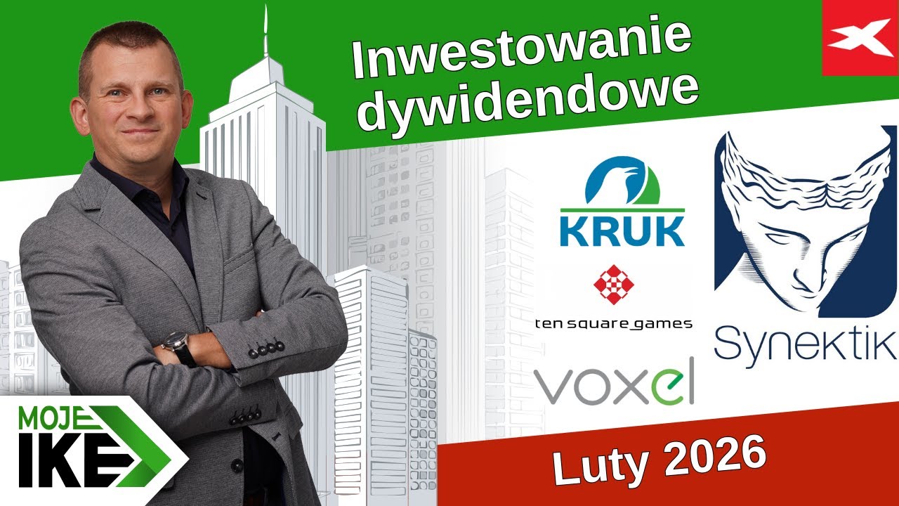 78. Moje IKE - Luty 2026 - Synektik, Voxel, TEN, Kruk - wyniki XTB, inwestowanie dywidendowe