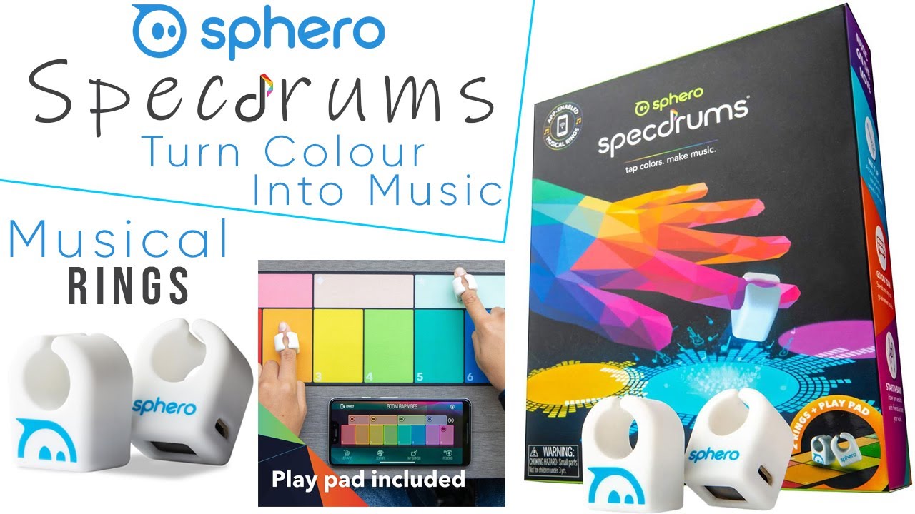 Sphero Specdrums App-Enabled Musical Rings with Play Pad Included | Unboxing | Review.
