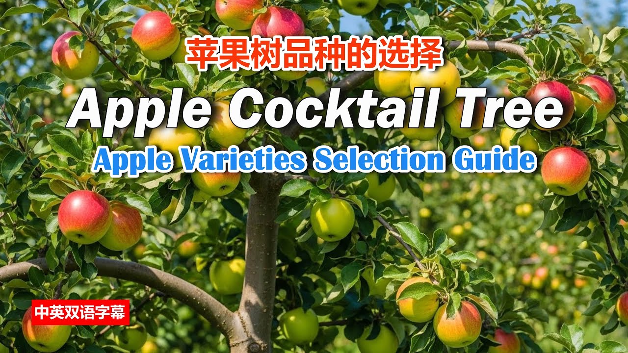 2026 Bareroot Multi Grafted Apple Cocktail Varieties Selection | 五合一多重嫁接苹果树苗 | Fruit Cocktail Tree