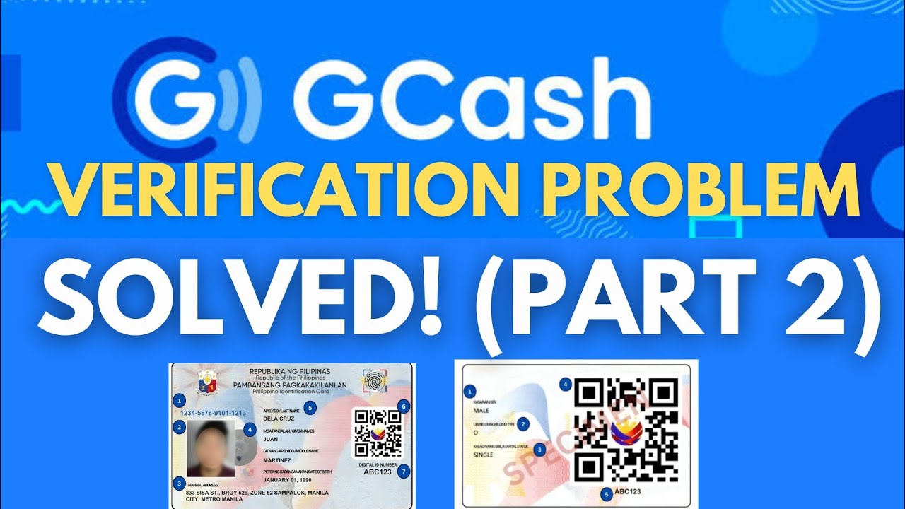 HOW TO FIX GCASH VERIFICATION PROBLEM  USING DIGITAL NATIONAL ID PART 2 #gcash #gcashverification