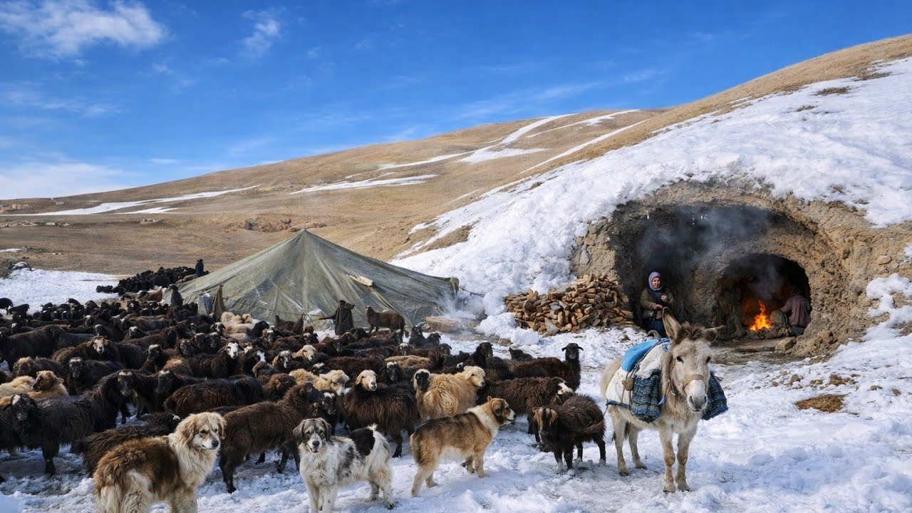 -20°C WINTER LIFE -20°C Winter Life of a Shepherd in Afghanistan | Reality You Never See