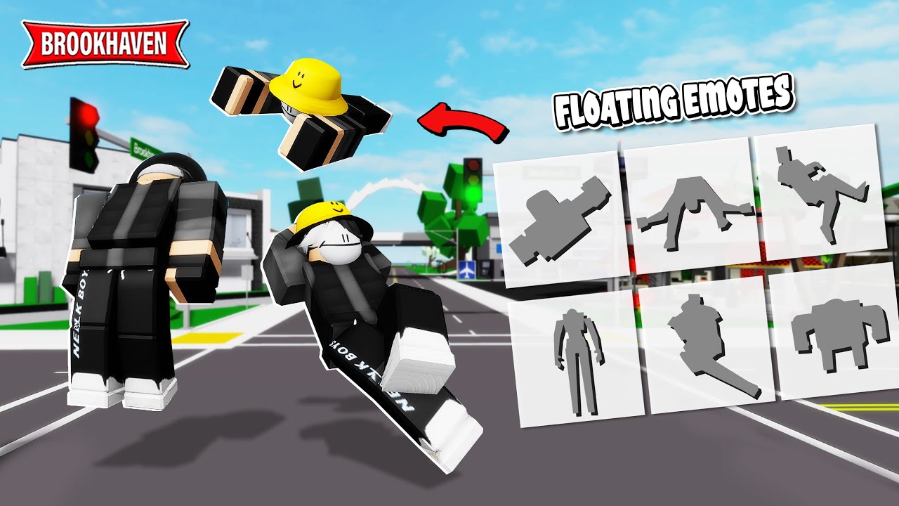 7 EMOTES UGC MELAYANG Di Brookhaven RP - Roblox