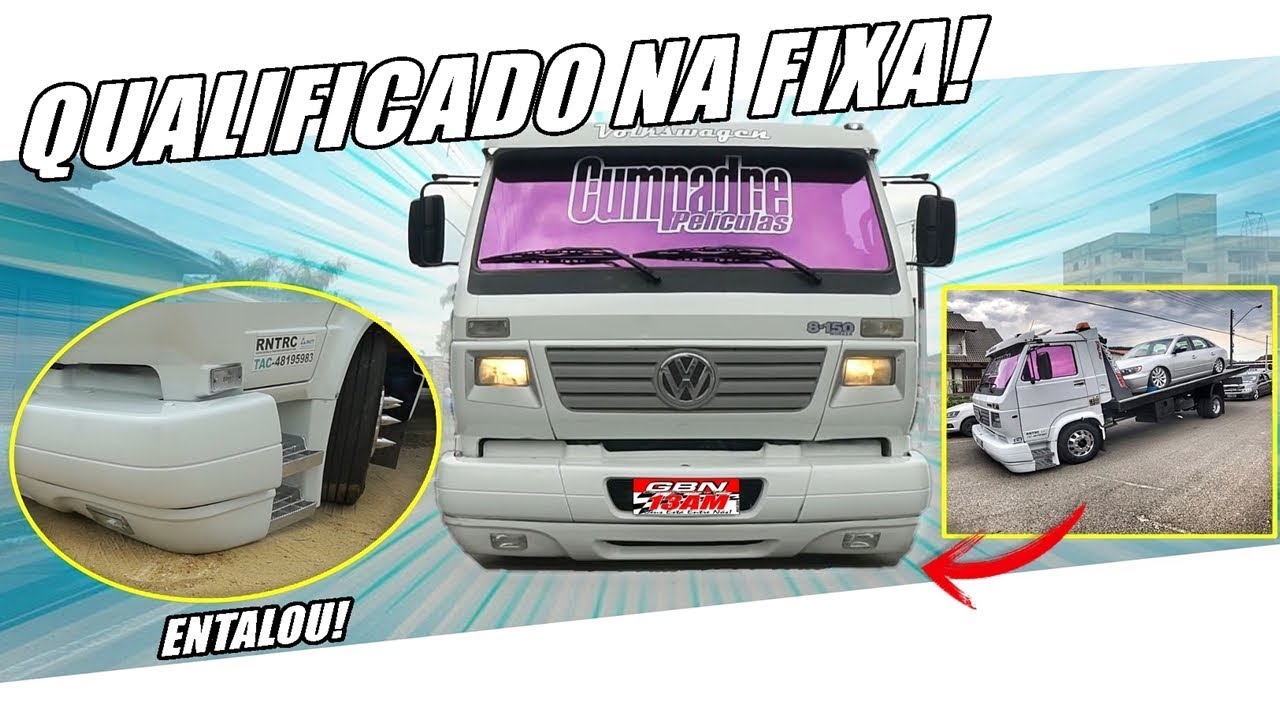 CAMINH&Atilde;O DA GBN BAIXO NA FIXA! FICOU ENROSCADO NA ENTRADA DO REBAIXADOS MELEIRO!
