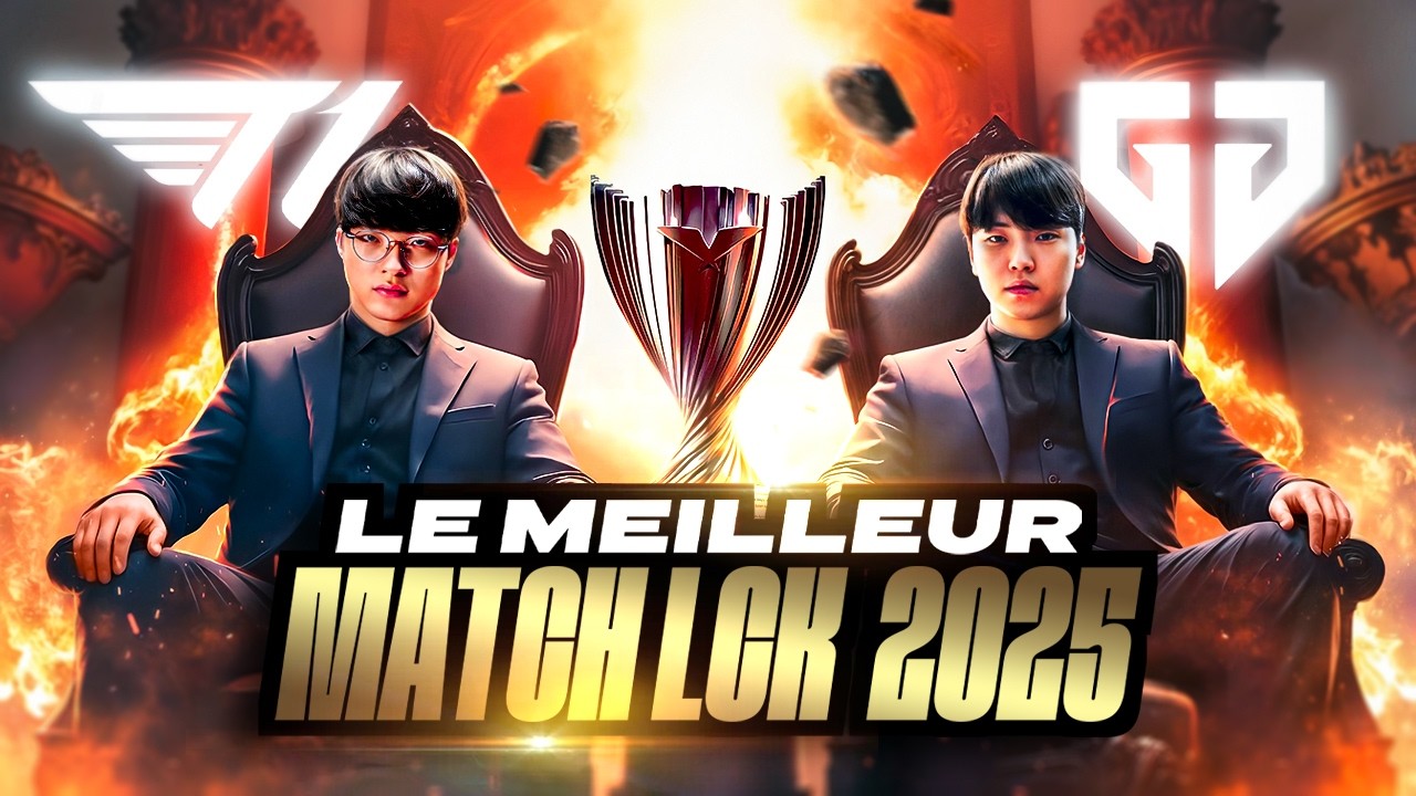 T1 vs GENG🔥LE MEILLEUR MATCH LCK 2025, SMASH LE DIEU?