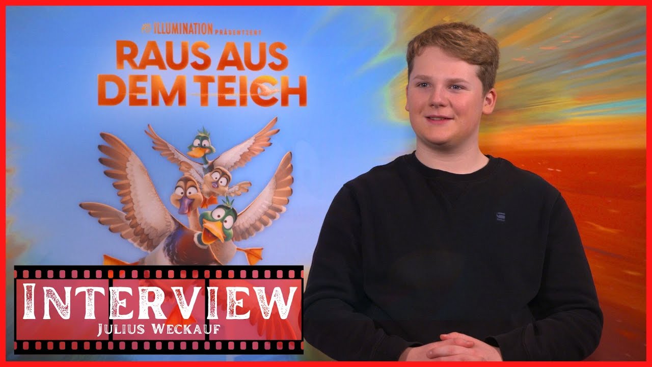 RAUS AUS DEM TEICH: Uncut-Interview mit Julius Weckauf (Synchronsprecher für die Ente Dax)