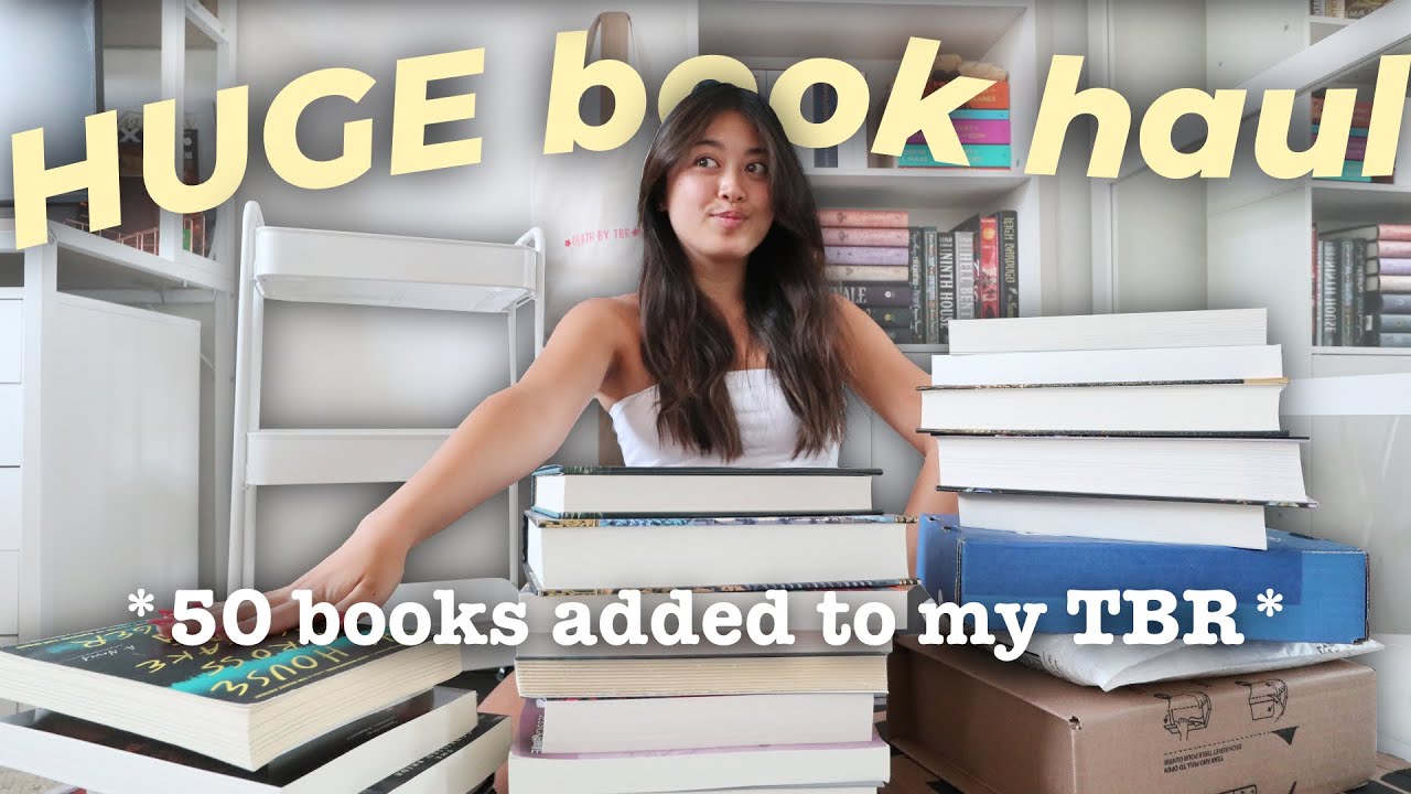 HUGE BOOK HAUL & fill up my TBR CART with me! | 50 books 📚