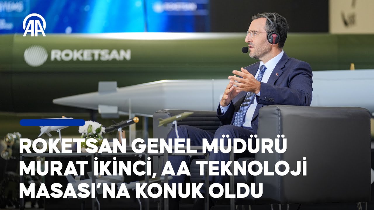 Roketsan Genel Müdürü Murat İkinci, IDEF 2025’te AA Teknoloji Masası’na konuk oldu