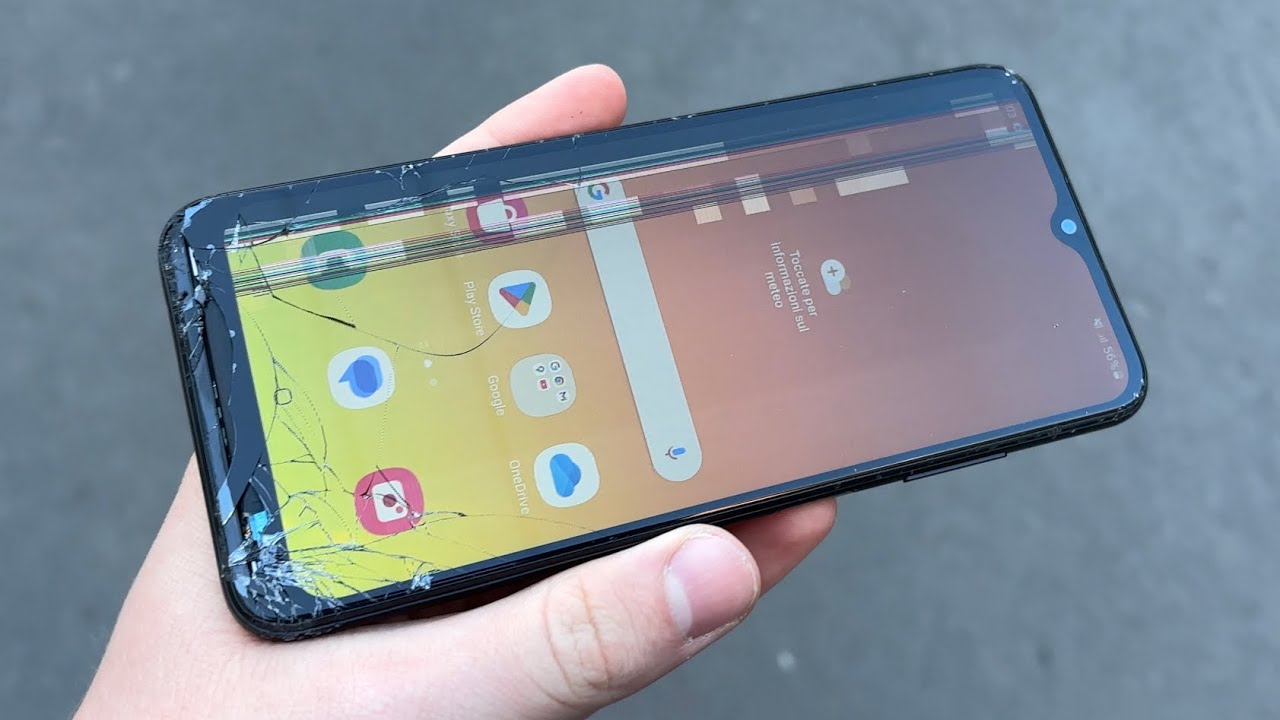 Samsung phone destruction